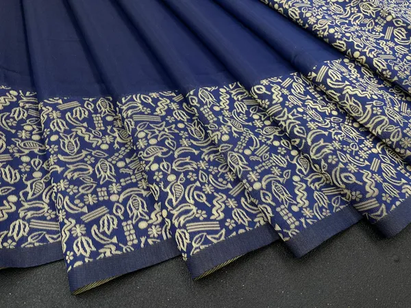 NAVY_BLUE_PURE_BANARASI_SAREE